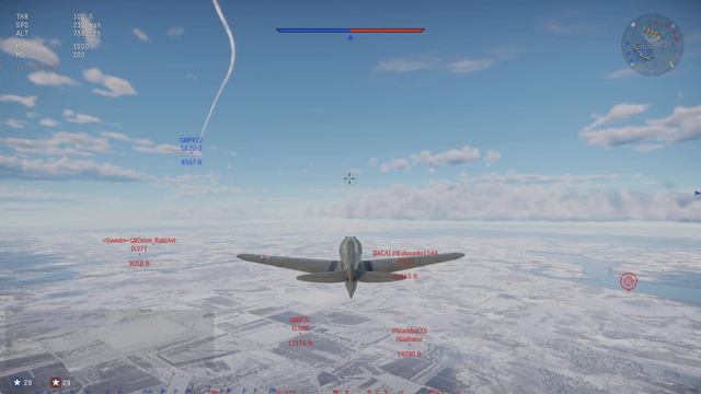 War Thunder- P-36C смотреть онлайн