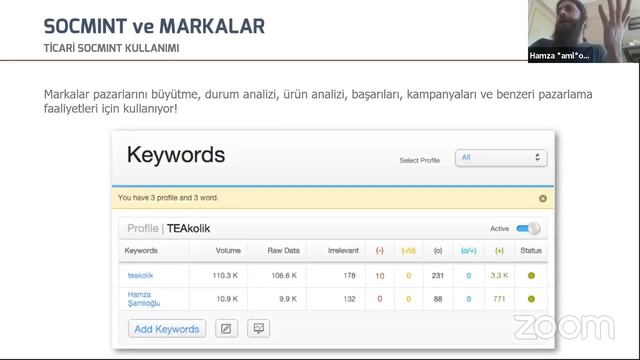 Sosyal Medyada Siber İstihbarat Teknikleri (SOCMINT) (Webinar)