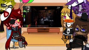 Реакция Фнаф 1 на Брайн Мапса "ВОССТАНИЕ ИГРУШЕК" | Гача Клуб