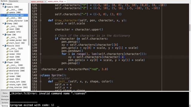 Ultimate Python Turtle Graphics Tutorial: Space Arena 15 (Drawing Text) смотреть онлайн