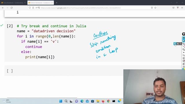 Does Python break, continue statement is same as Julia! смотреть онлайн