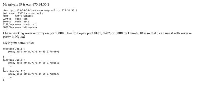 Enable Ports on Ubuntu Server - NGINX Reverse Proxy смотреть онлайн