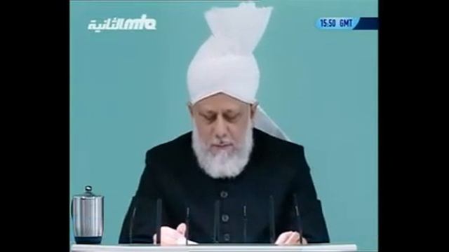 Проповедь Хазрата Мирзы Масрура Ахмада (22-10-10) часть 1 смотреть онлайн