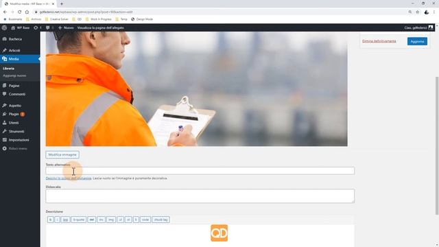 Guida Base a WordPress - Lez.10 Media / Modificare un elemento della libreria смотреть онлайн