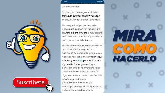 Cómo Descargar WhatsApp en un Móvil no Compatible ¿Es Posible? смотреть онлайн