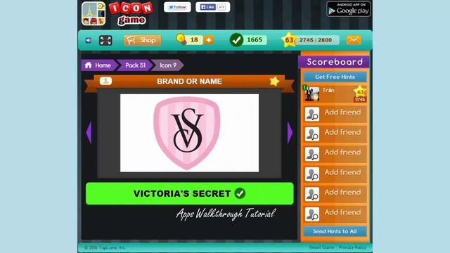 Icon Game Pack 51 - All Answers - Walkthrough смотреть онлайн