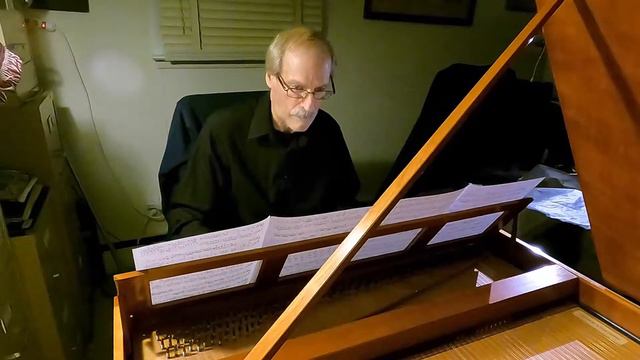 J.C. BACH: Rondo; David Clark Little, fortepiano смотреть онлайн