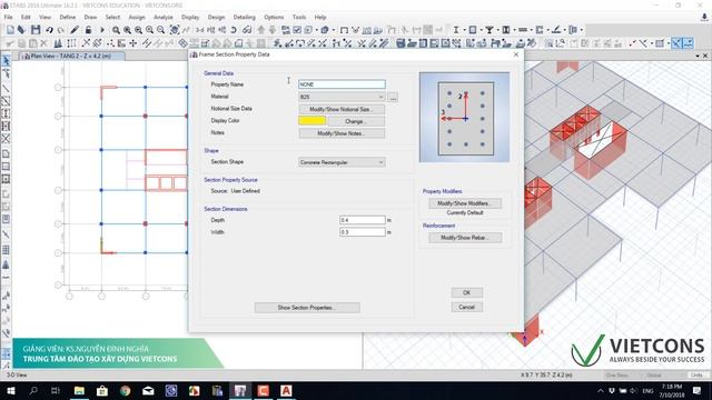 16_Gán tải trọng tường bằng cách Import từ Autocad sang ETABS 2016 смотреть онлайн