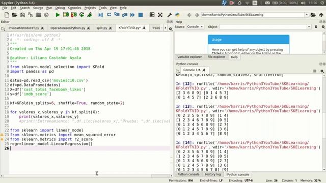 Validación cruzada | K-Fold | SciKitLearn | Machine Learning| Python | ¡Muy básico! смотреть онлайн