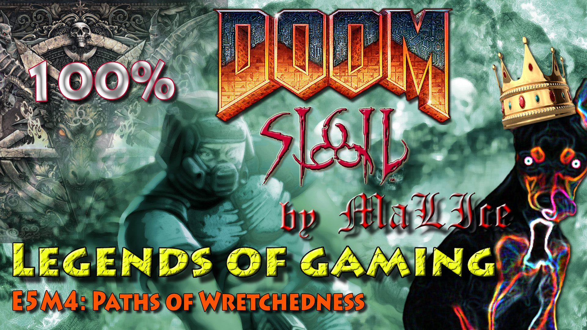 Doom Ultimate (100%) - E5M4: Paths of Wretchedness смотреть онлайн