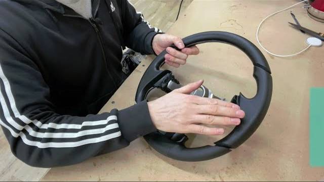 Перетяжка руля ВАЗ 2107 БАРС с косыми стыками, часть 1 смотреть онлайн