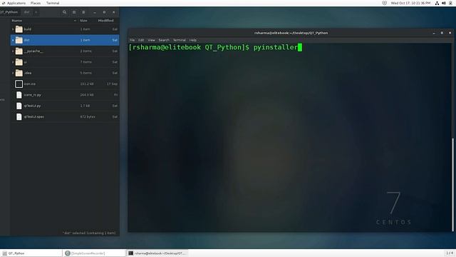 How to build python application to linux executable one file смотреть онлайн