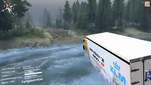 Spintires Modvorstellung, MAN F2000 19414 TANDEM + Trailers V1.0