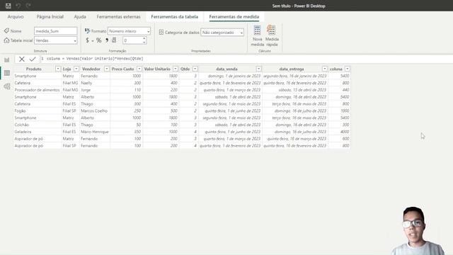 Função Sum vs SumX (DAX - Power BI) смотреть онлайн