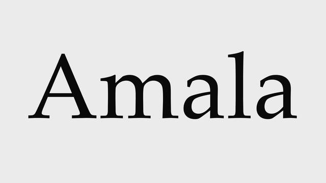 How to Pronounce Amala смотреть онлайн
