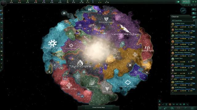 Stellaris Timelapse v.3.1.1. using Starnet AI смотреть онлайн