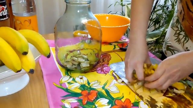 Комнатные цветы .Банановая подкормка для цветов. смотреть онлайн