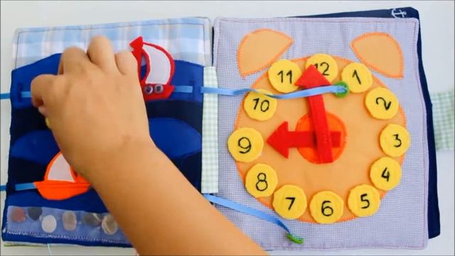 Развивающая книга для Дамира.Россия.Ручная работа Quiet Book (Hand Made) смотреть онлайн
