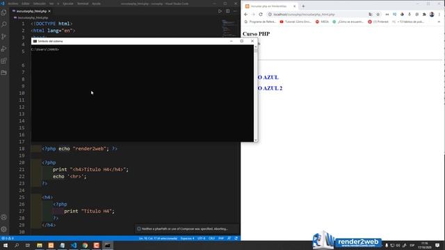 ? PHP Escribir en Consola - Servidor Php Local Nuevo video смотреть онлайн