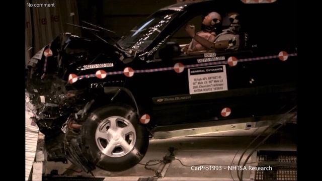 2002-2004 Chevrolet Trailblazer NHTSA Moderate Overlap Crash Test (56 Km/h - Male Occupants) смотреть онлайн