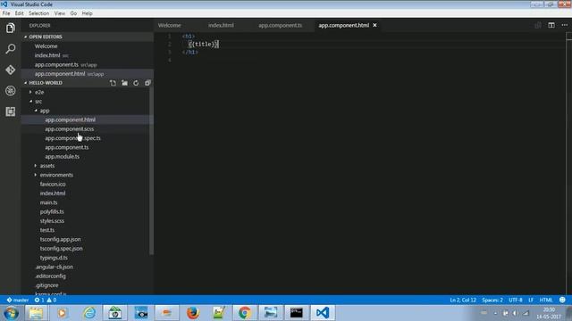 Angular Installation and creating a simple Hello World program (Angular 4) - #1 смотреть онлайн