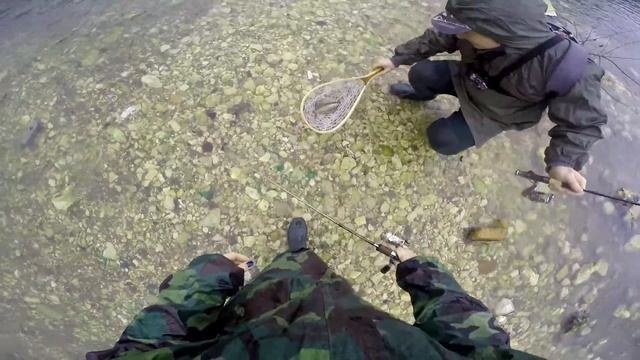 Ловля форели. Абхазия. смотреть онлайн