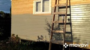 Варяг 1 покраска дома с помощью компрессора и краскорульта