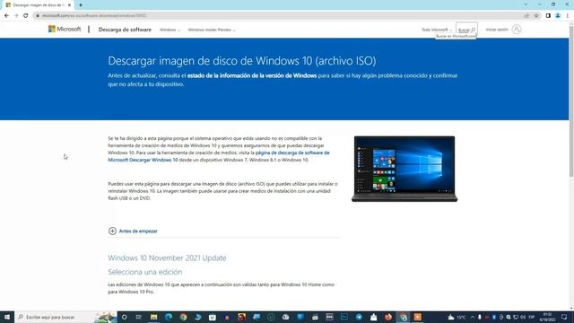 WINDOWS 10 ISO ORIGINAL DE 32 Y 64 BIT DESDE MICROSOFT PAGINA OFICIAL смотреть онлайн
