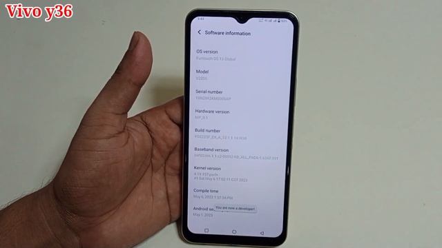Vivo y36 me developer option on kaise kare | how to enable developer option in Vivo y36 смотреть онлайн