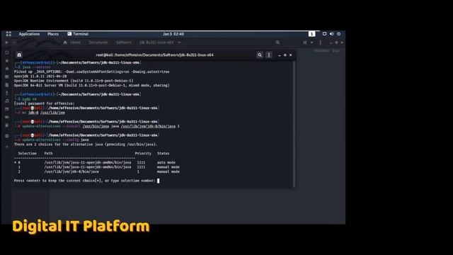 How do I configure jdk 8 in Kali Linux for Burp Suite Professional v1.7.37 смотреть онлайн