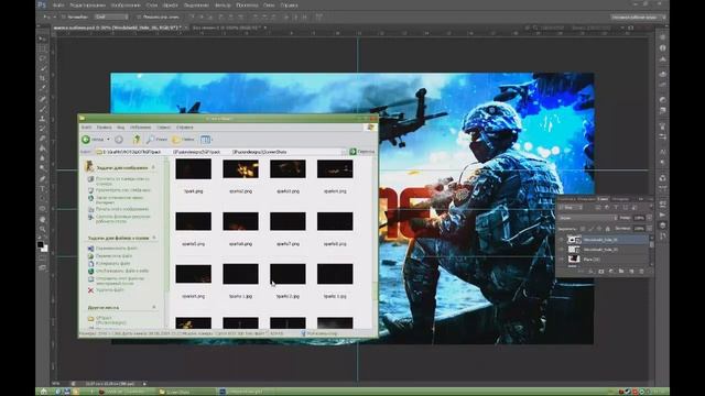 Делаем шапку. Видео урок Photoshop. смотреть онлайн
