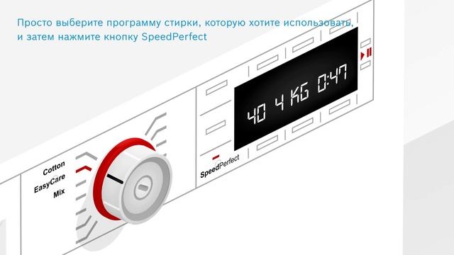 Стиральные машины Bosch с опцией SpeedPerfect смотреть онлайн