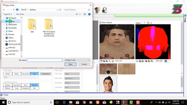 FIFA 18 Cristiano Ronaldo face pack For FIFA 14 By Jayed Ibn Harun смотреть онлайн