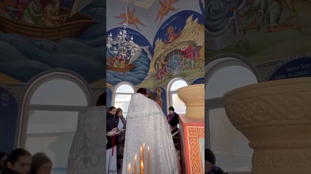 18 января- Крещенский сочельник. Великое освящение воды в часовне смотреть онлайн