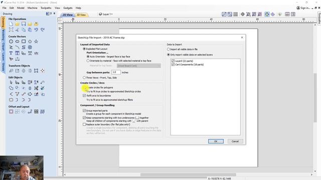 Sketchup into vCarve Pro Tutorial смотреть онлайн