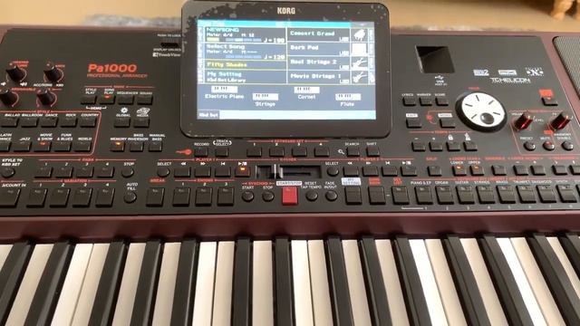 Korg pa 1000 - Sladak - test смотреть онлайн
