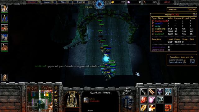 Warcraft 3 : HellHalt TD v5.0.52 #405 - The Deadliest Bird смотреть онлайн