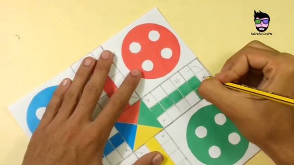 How To Make a Ludo Game at Home - Board / Tokens / Dice - DIY LUDO GAME