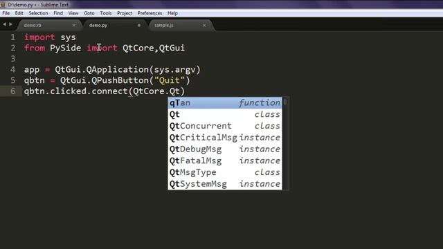 PySide Python Close Window Button Action смотреть онлайн