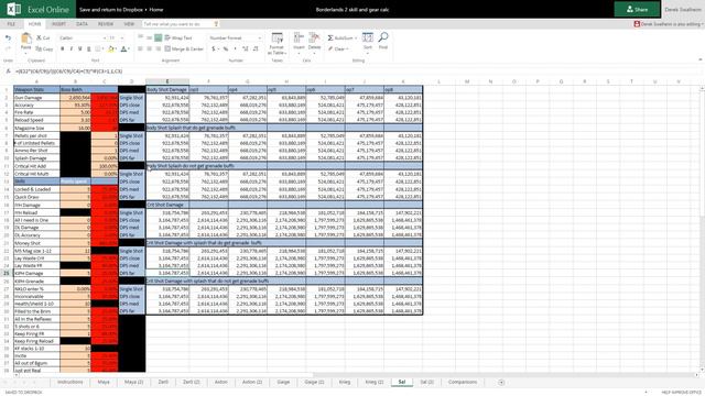 Borderlands 2 DPS Calculator with Skills and Gear. смотреть онлайн