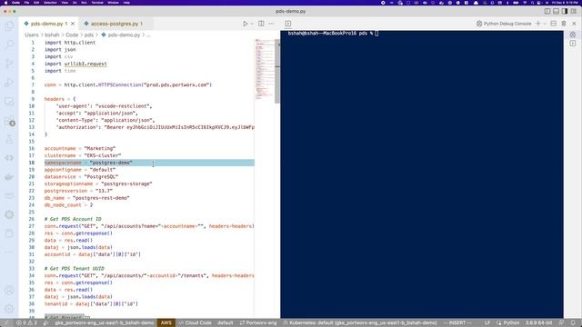 Using Portworx Data Services REST APIs to deploy data services on Kubernetes смотреть онлайн