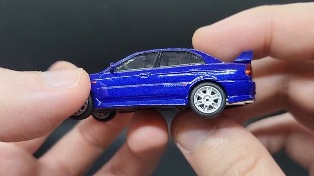 1/64 Tomytec Tomica Limited Vintage Neo Mitsubishi Lancer GSR Evolution IV Blue Unboxing смотреть онлайн