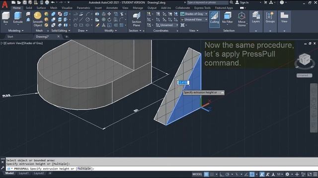 AutoCAD 2021 3D - Exercise 3 смотреть онлайн