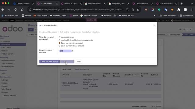 Odoo 10 The field Compute is the Python code to compute смотреть онлайн