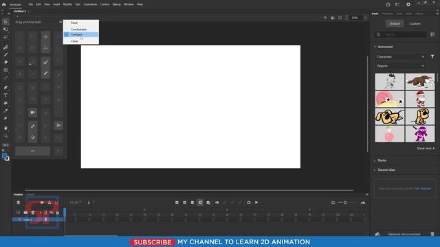 Adobe Animate CC 2022: Introduction and Overview | Interface| Flash tutorial | 2d animation | Hindi смотреть онлайн