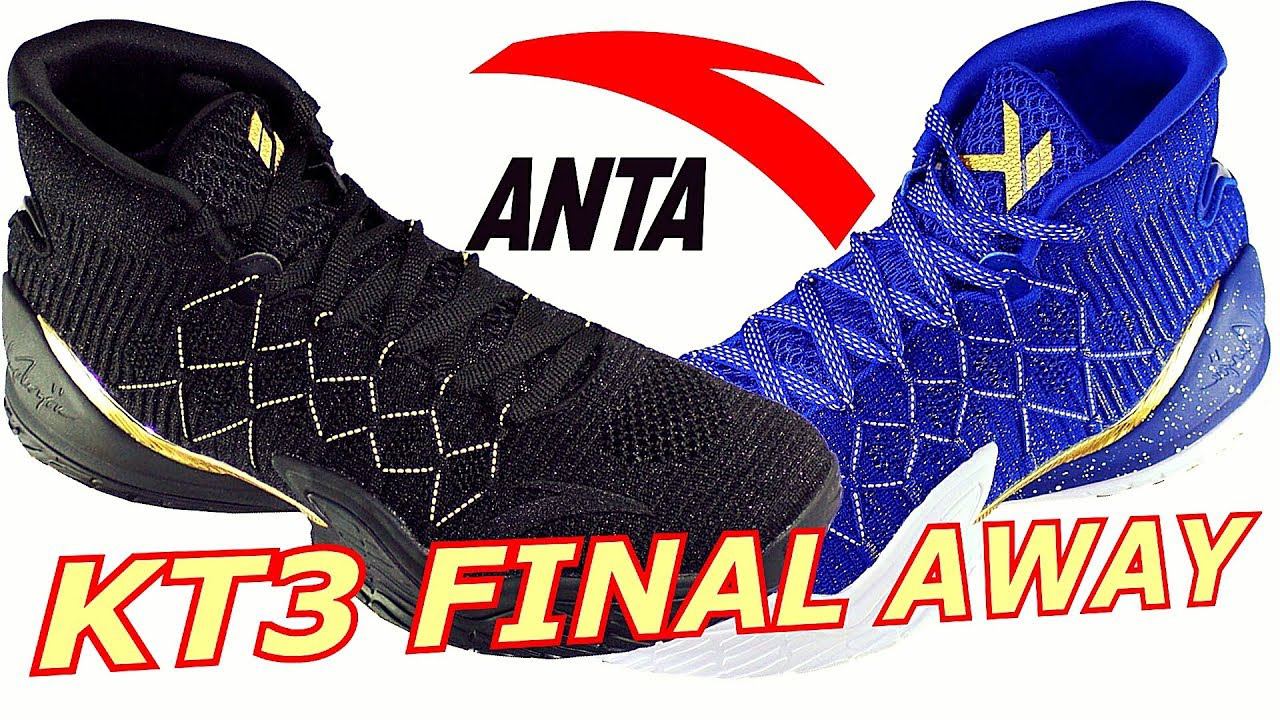 Кроссовки ANTA KT3 (Klay Thompson)Final Away Отличные баскетбольные кроссовки китайского бренда АНТА смотреть онлайн