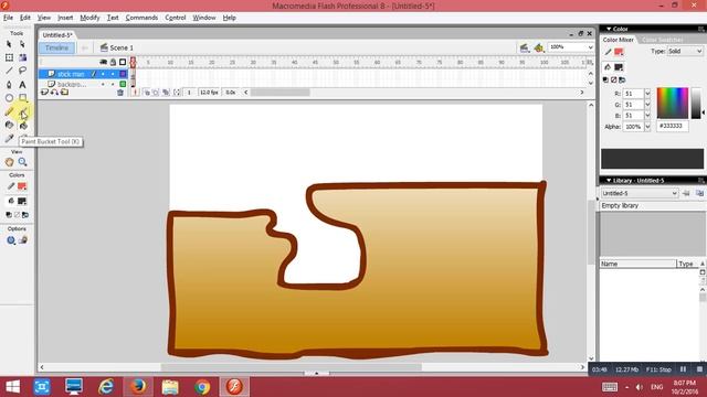 Macromedia Flash 8 - Basic animation tutorial (for beginners) смотреть онлайн