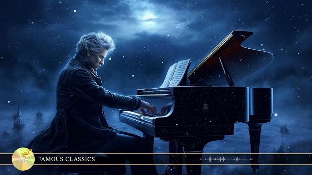 Лунная соната 1 час - Бетховен: Расслабьтесь под классическую музыку. Знаменитая классическая музык смотреть онлайн