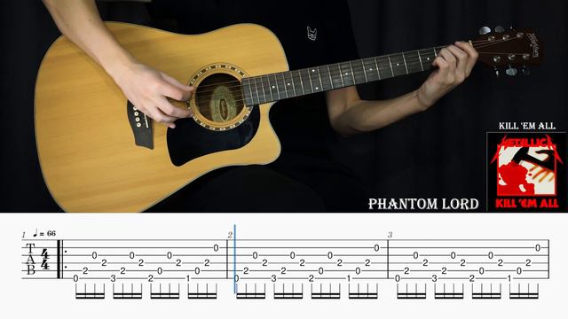 Metallica Clean Riffs With Acoustic Guitar / TABS (Part 2) смотреть онлайн