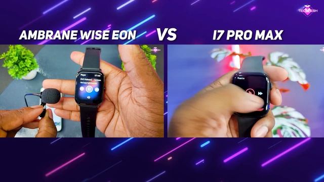Ambrane Wise Eon Vs I7 Pro Max Smartwatch ⚡| Biggest Comparison ⚡? смотреть онлайн